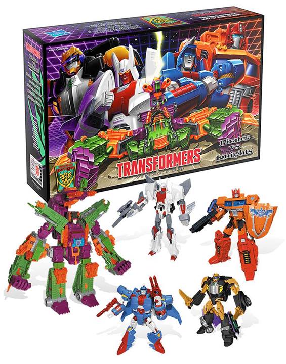 BotCon 2014 Convention Pirates Vs Knights Box and Figures